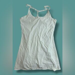 Outdoor Voices Dress Womens Large White Sleeveless Lined Exercise Dress
